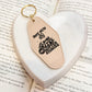 Hot Sun Hotter Stories Bookish Motel Keychain
