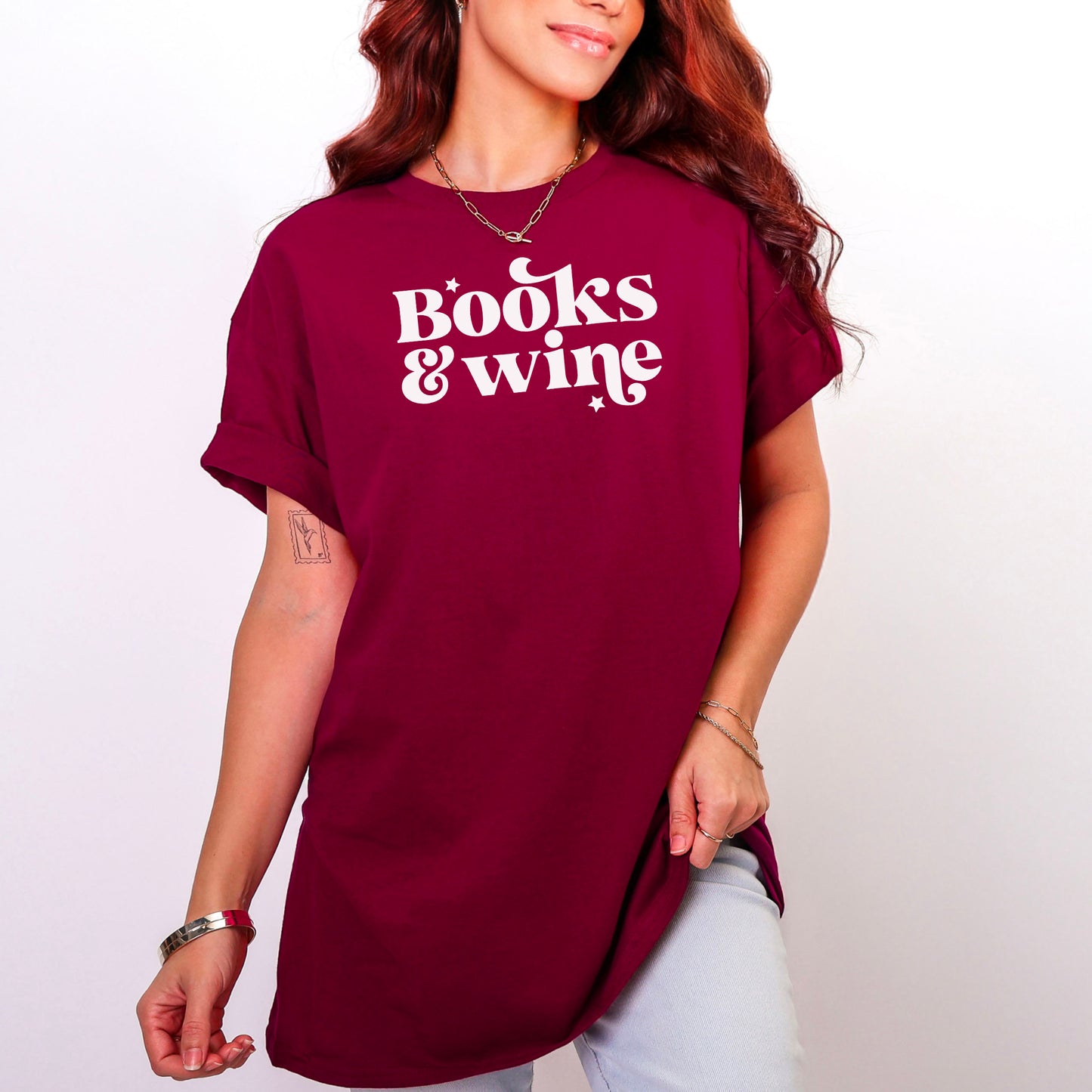 Books & Wine Gildan Softstyle Shirt