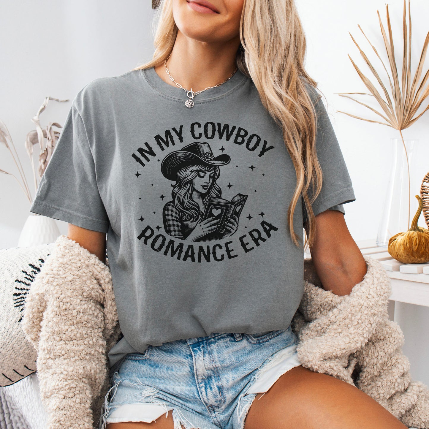 In My Cowboy Romance Era Comfort Colors Shirt