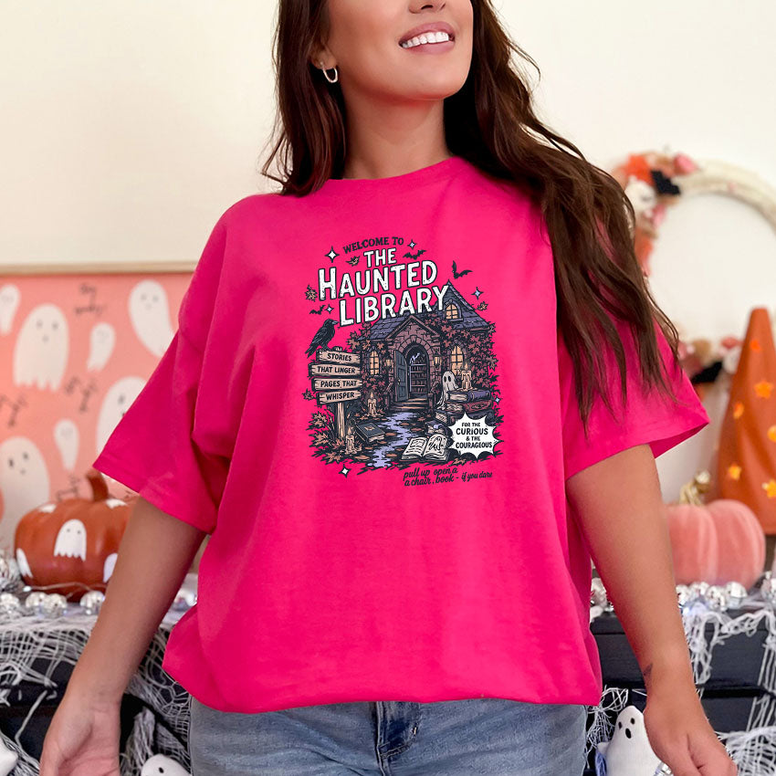 The Haunted Library Gildan Softsyle Shirt