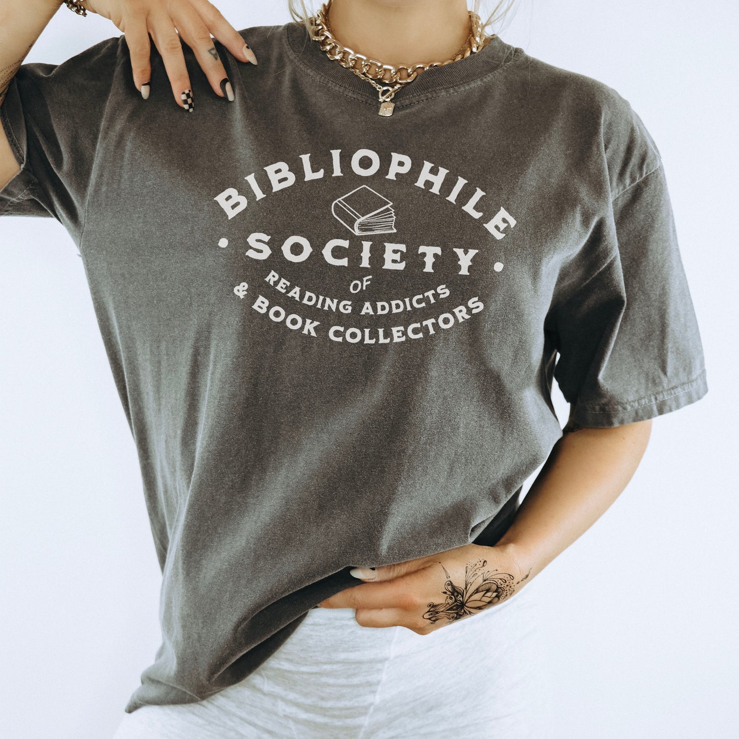 Bibliophile Society Premium Shirt - Natalia’s Design Studio