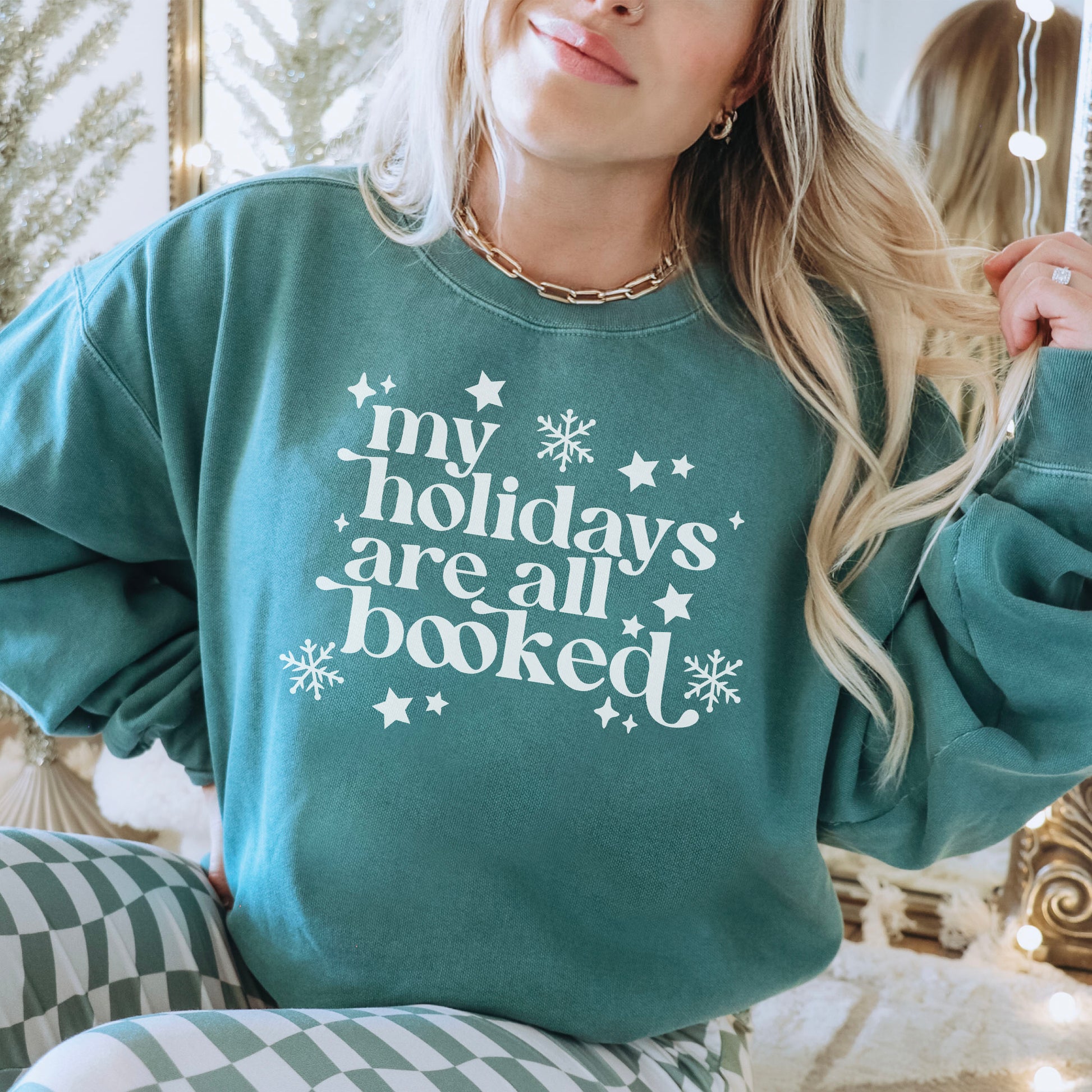 My Holidays Are All Booked Premium Sweatshirt - Natalia’s Design Studio