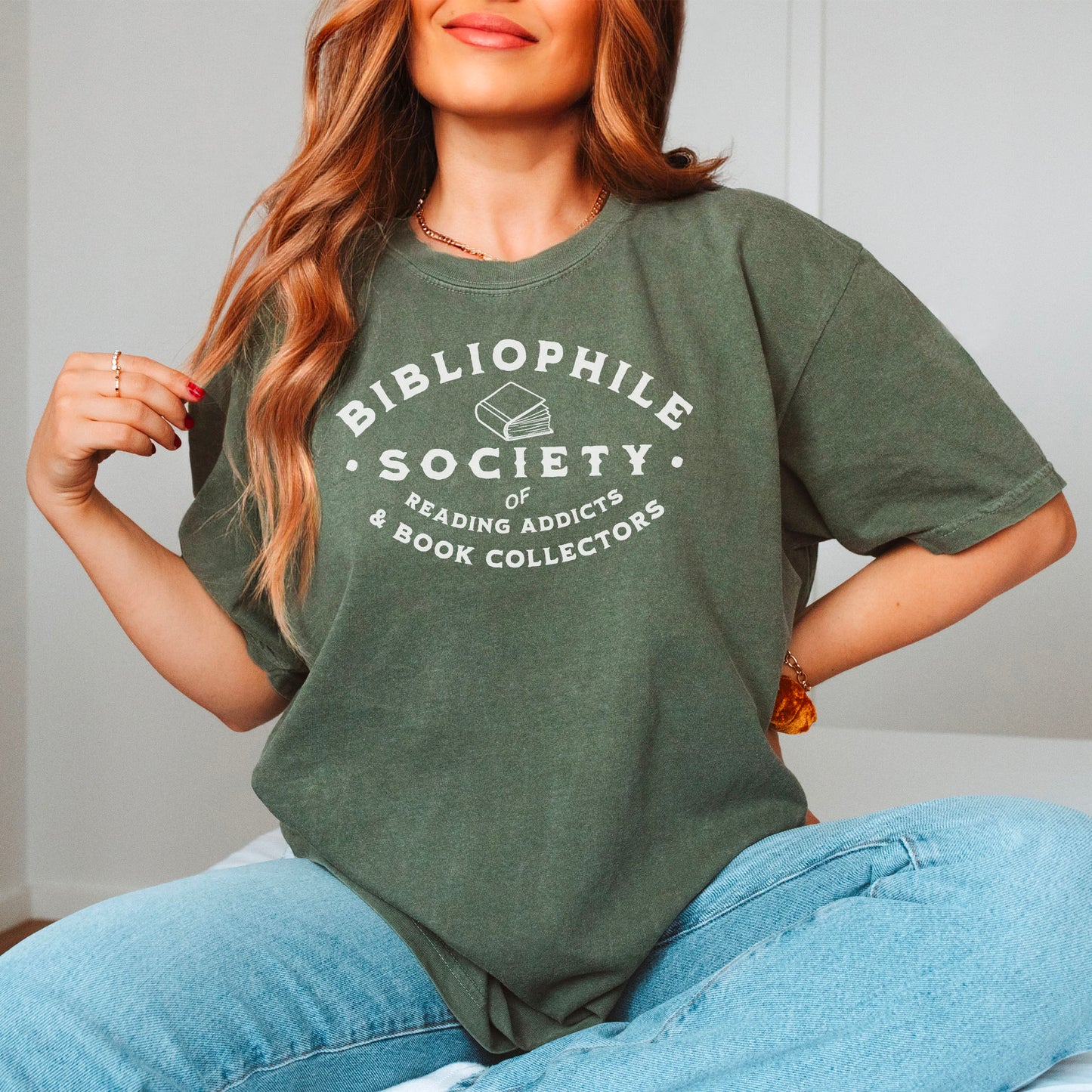 Bibliophile Society Premium Shirt - Natalia’s Design Studio