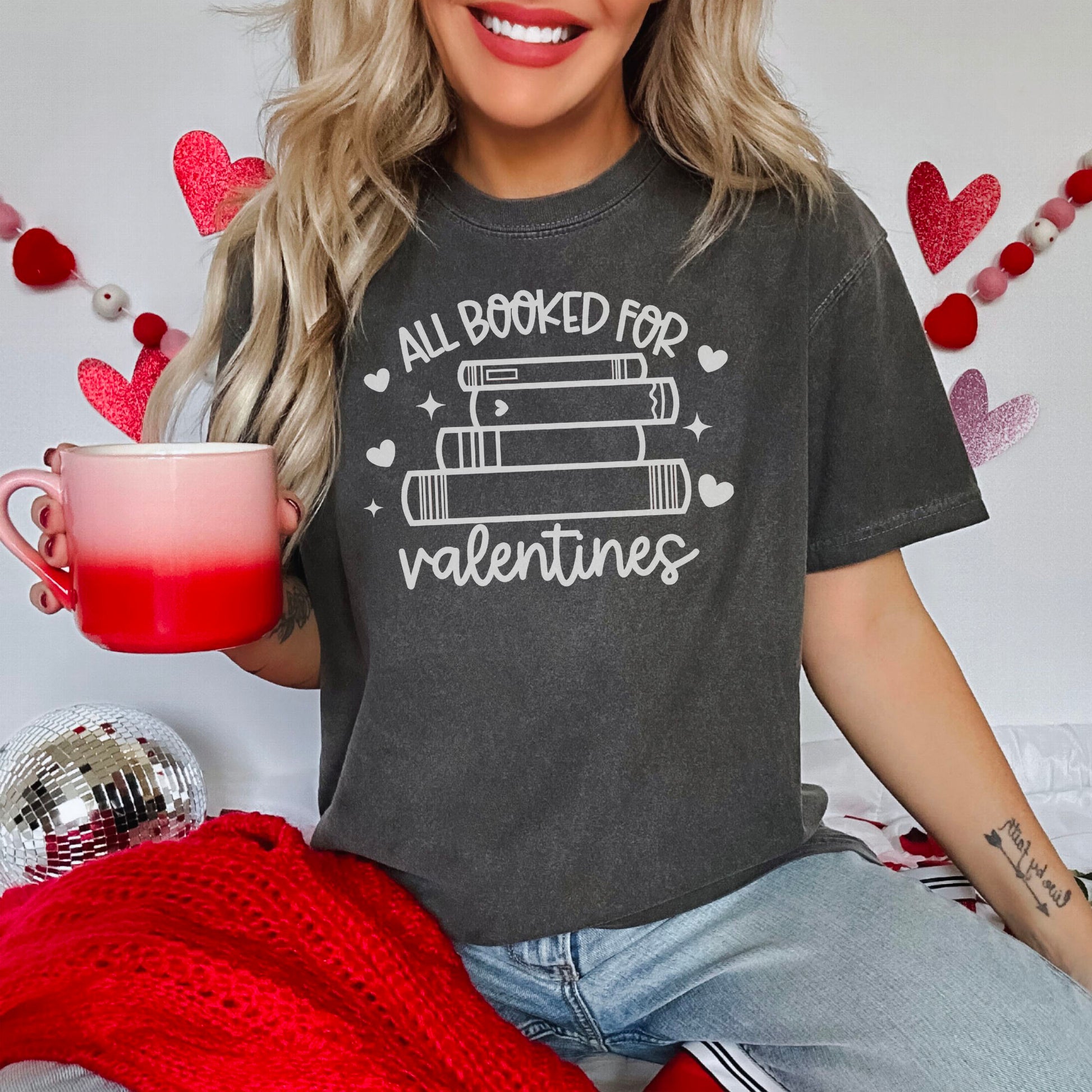 All Booked for Valentines Premium Shirt - Natalia’s Design Studio