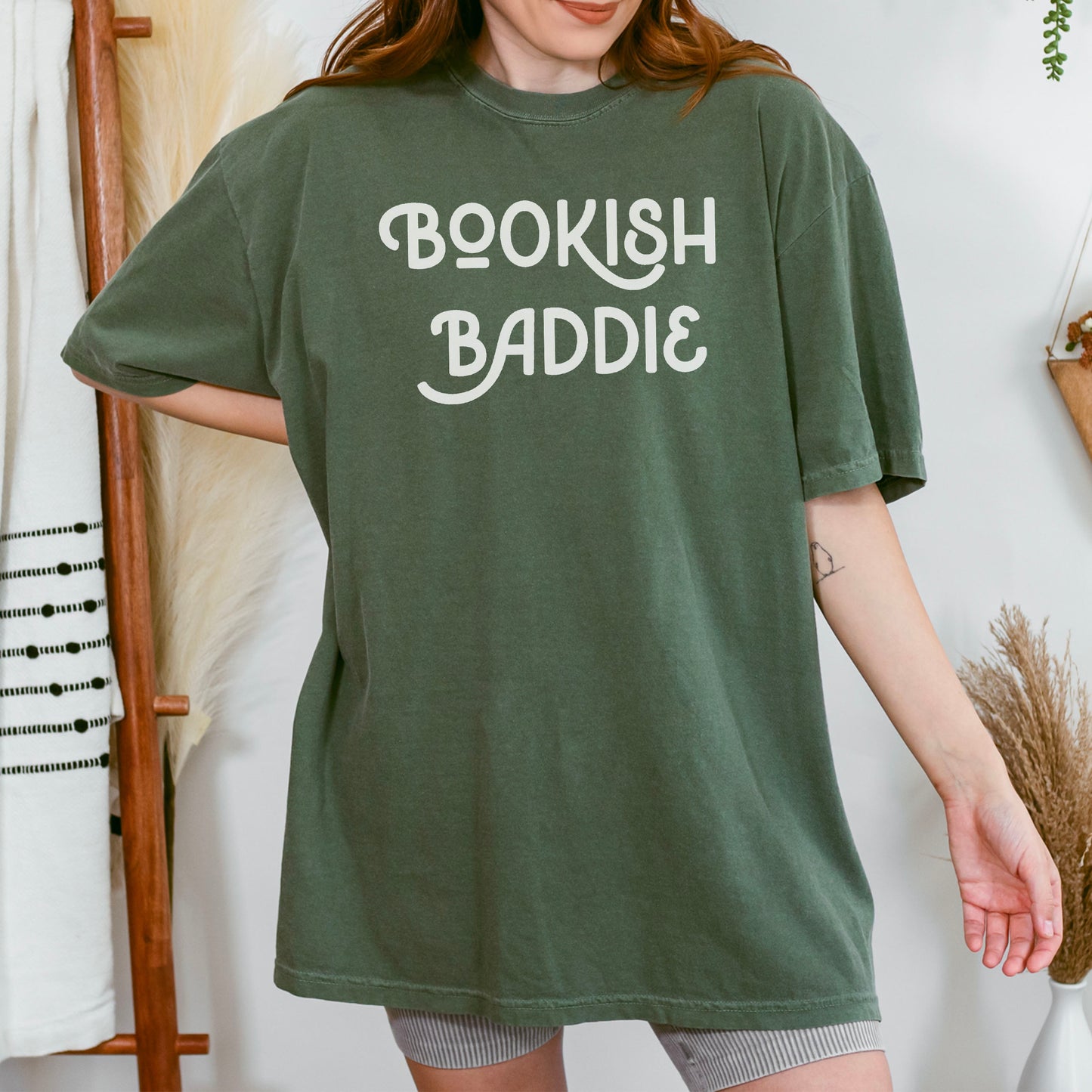 Bookish Baddie Premium Shirt - Natalia’s Design Studio