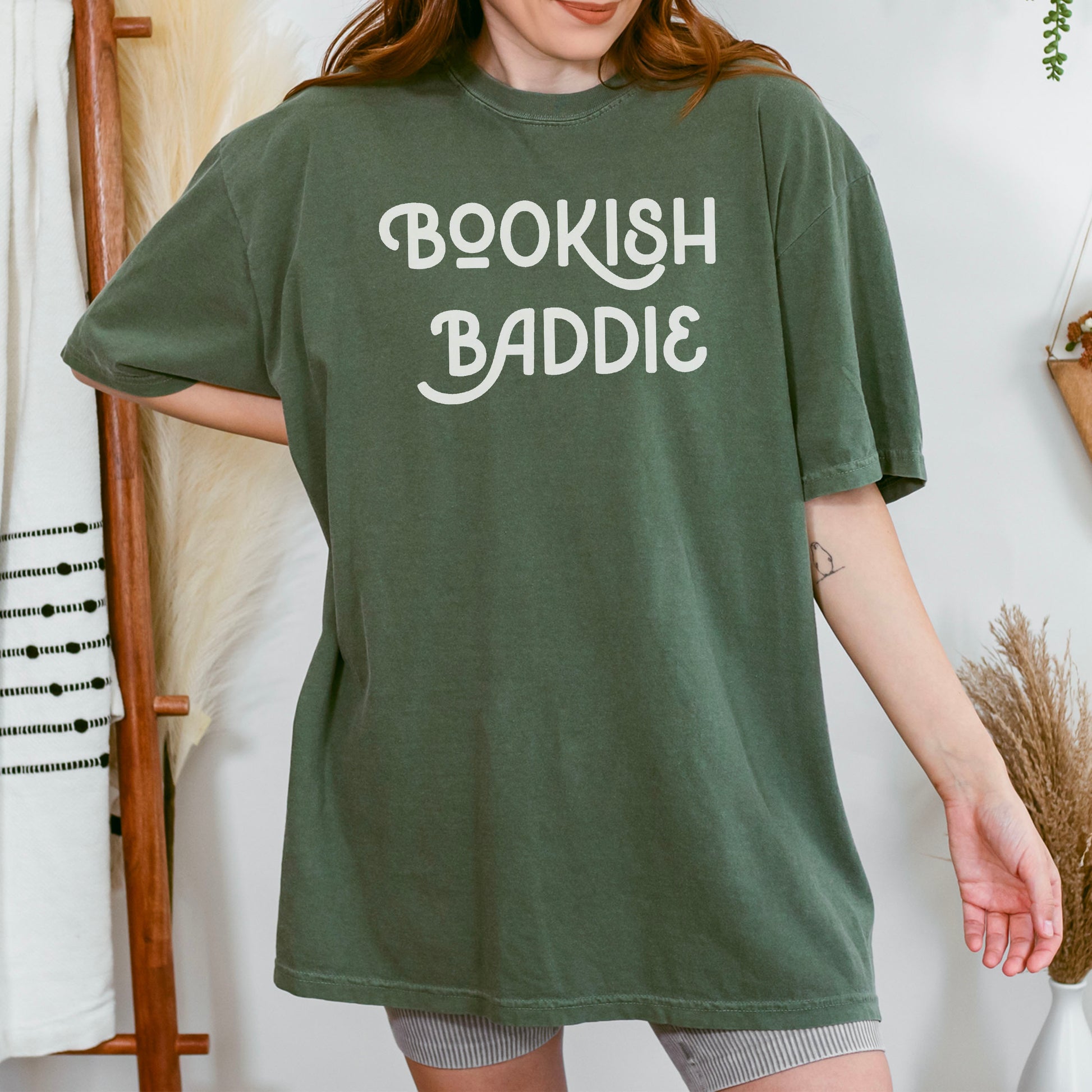 Bookish Baddie Premium Shirt - Natalia’s Design Studio