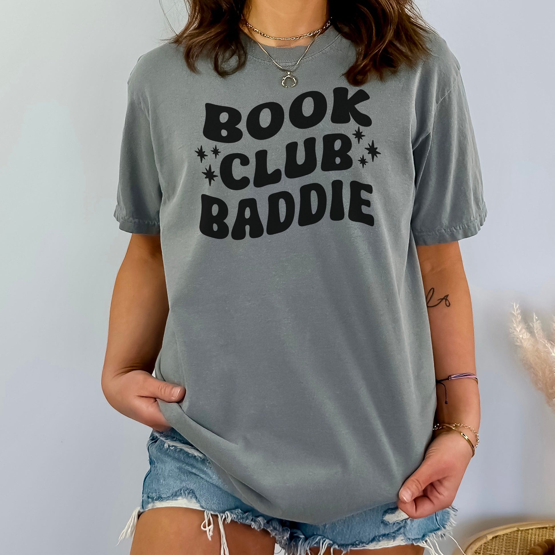 Book Club Baddie Premium T-Shirt - Natalia’s Design Studio