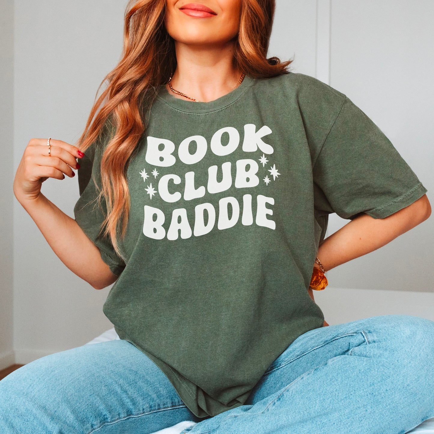 Book Club Baddie Premium T-Shirt - Natalia’s Design Studio
