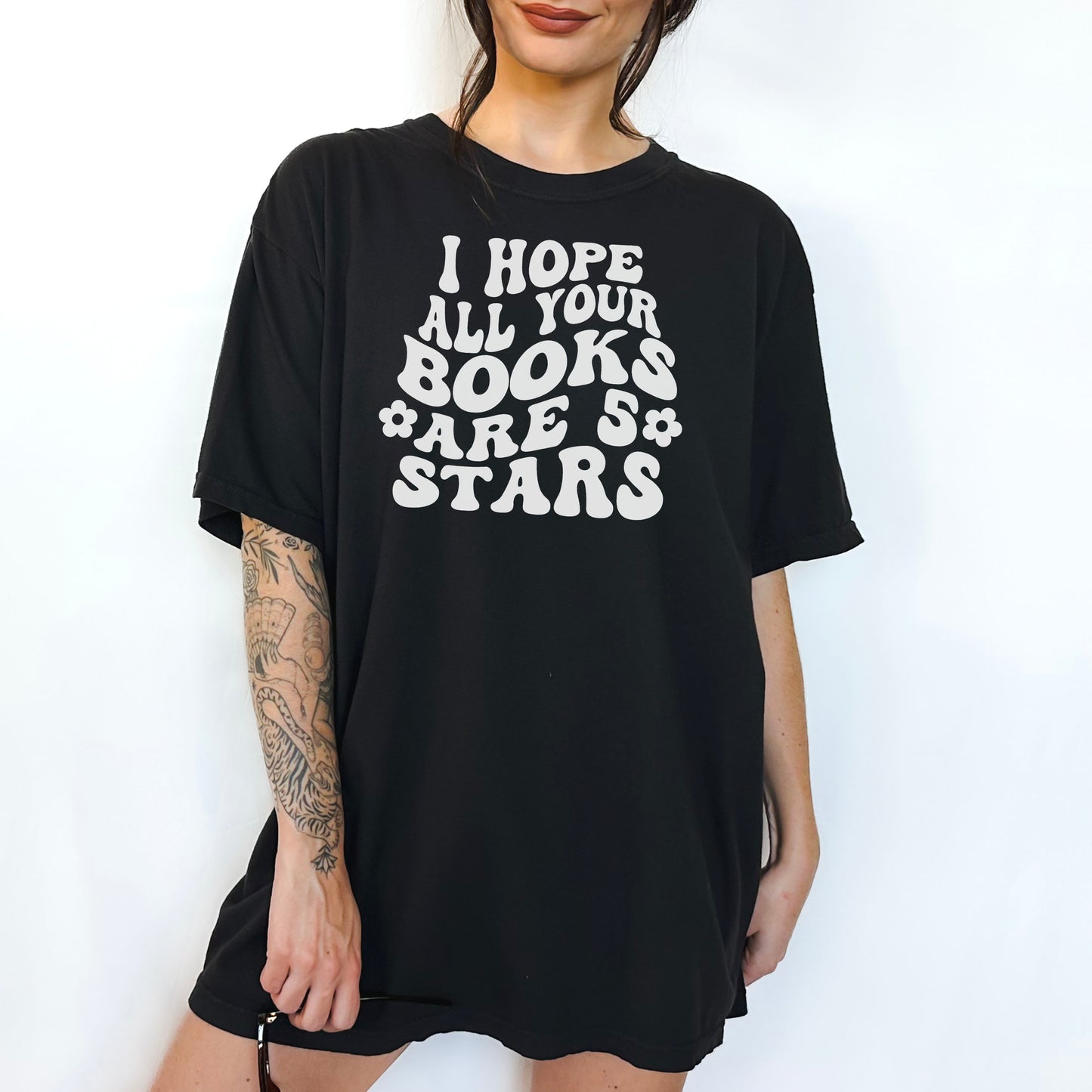 I Hope All Your Books Are 5 Stars Premium T-Shirt - Natalia’s Design Studio