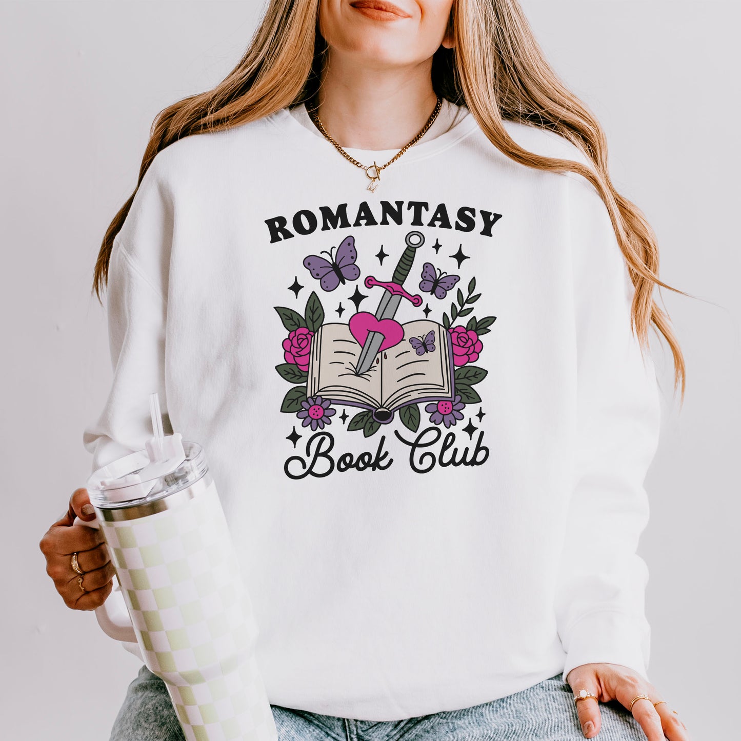 Romantasy Book Club Comfort Colors Lightweight Sweatshirt