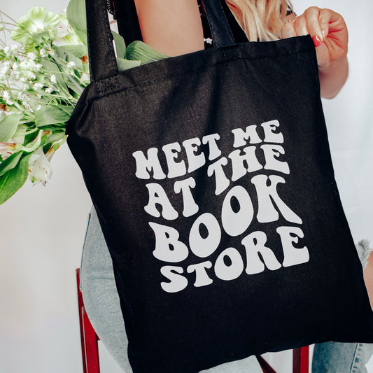 Meet Me at the Bookstore Tote Bag - Natalia’s Design Studio