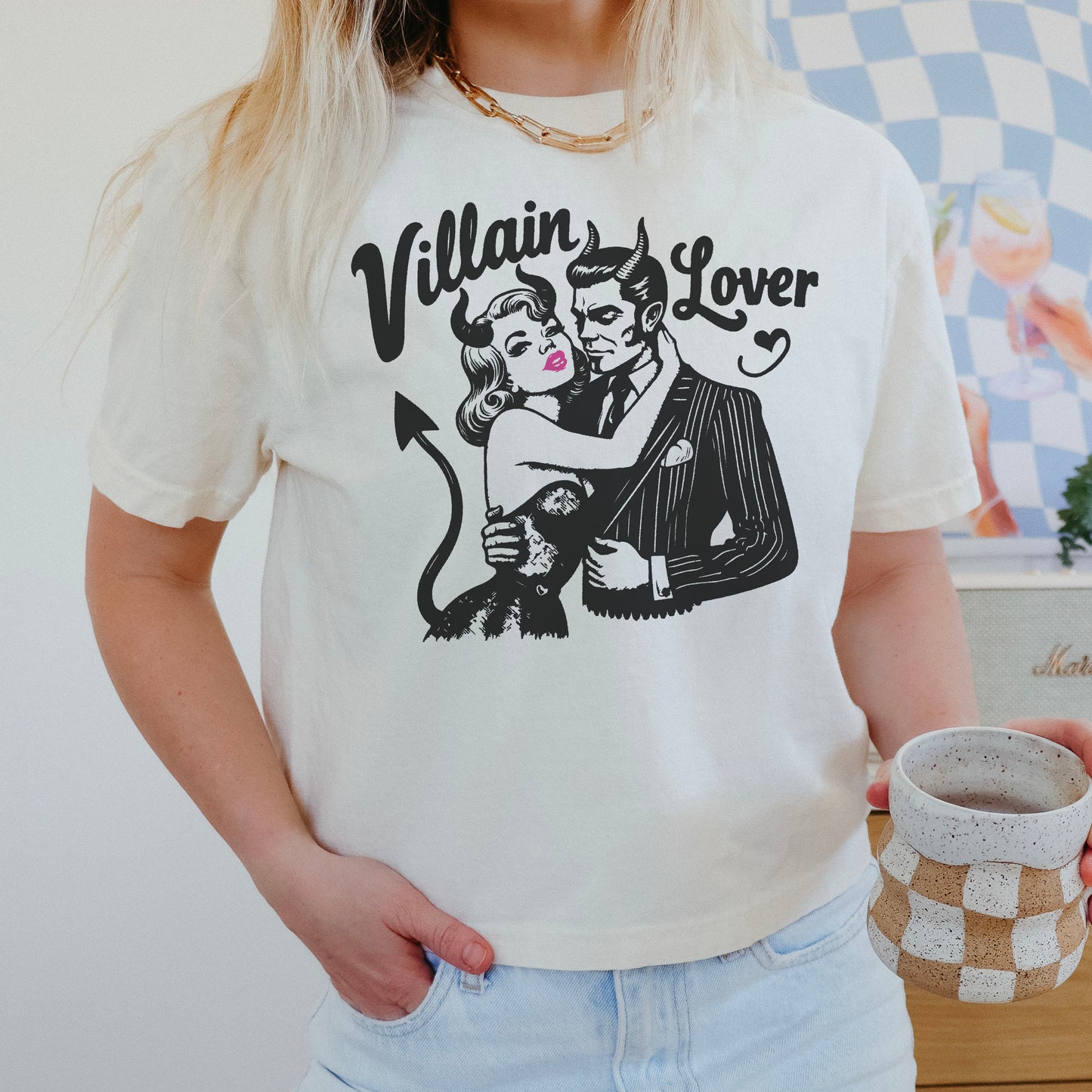 Villain Lover Premium Cropped Boxy Comfort Colors Shirt