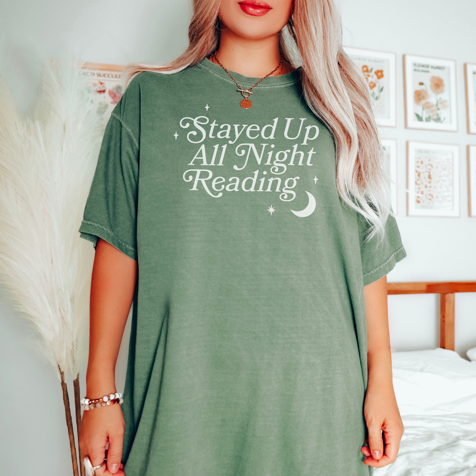 Stayed Up All Night Reading Premium Shirt - Natalia’s Design Studio
