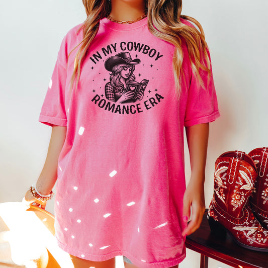 In My Cowboy Romance Era Comfort Colors Shirt