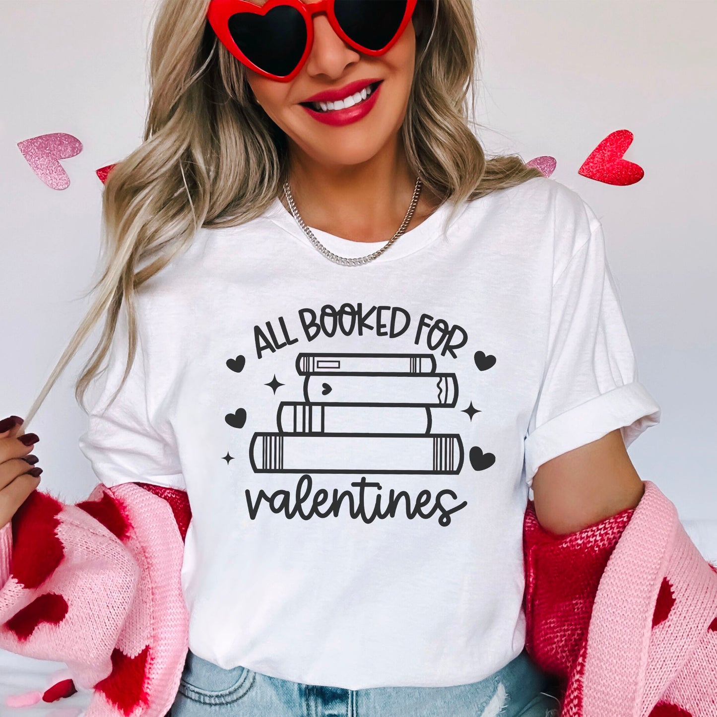 All Booked for Valentines Premium Shirt - Natalia’s Design Studio