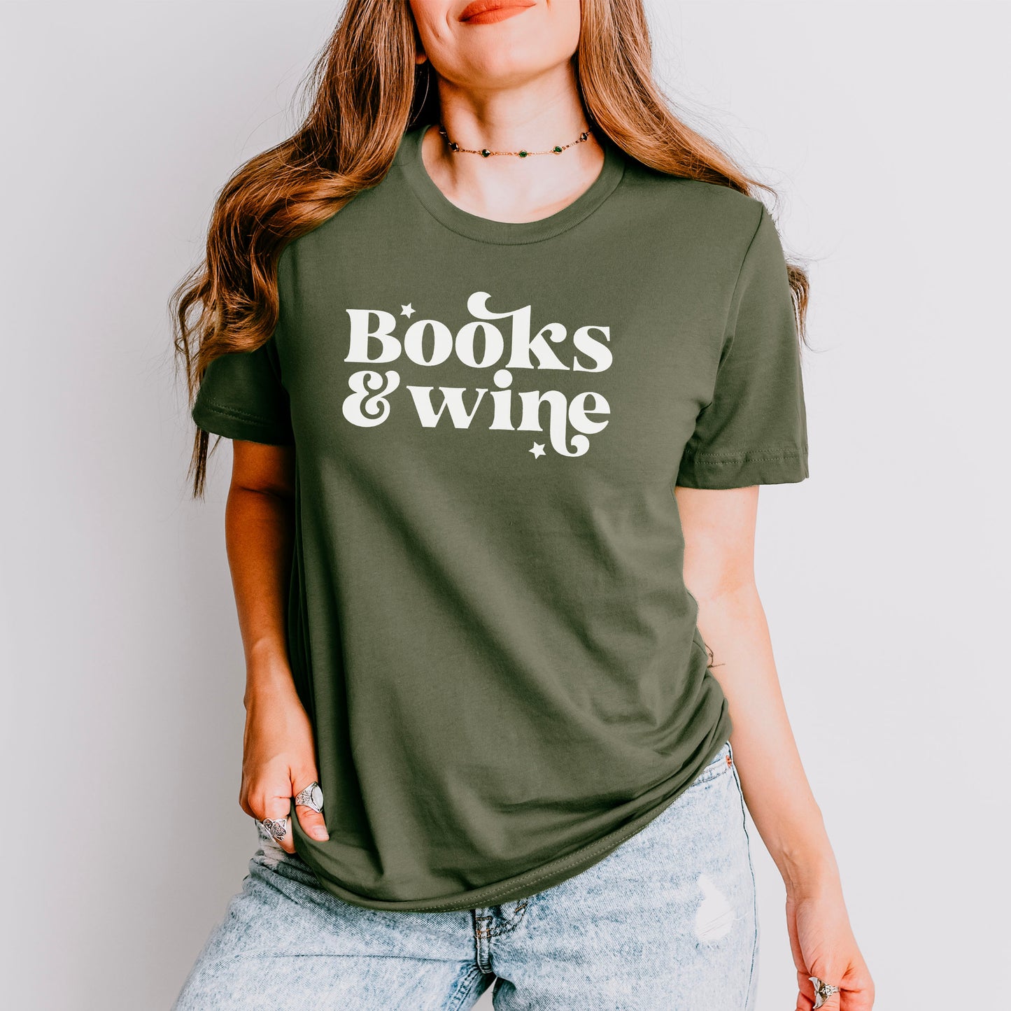 Books & Wine Gildan Softstyle Shirt