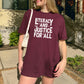 Literacy And Justice For All Gildan Softsyle Shirt