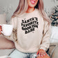 Santa's Favorite Bookish Babe Gildan Crewneck Sweatshirt
