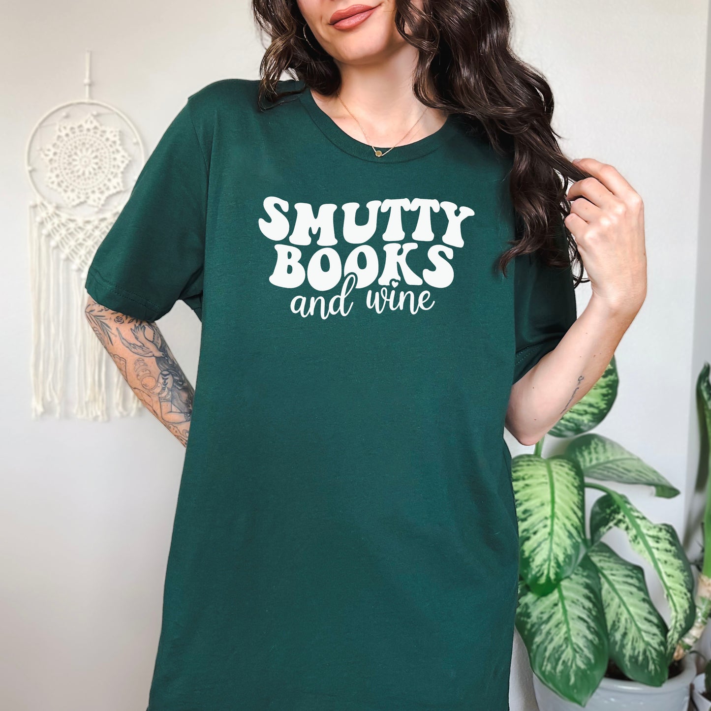 Smutty Books And Wine Gildan Softstyle Shirt