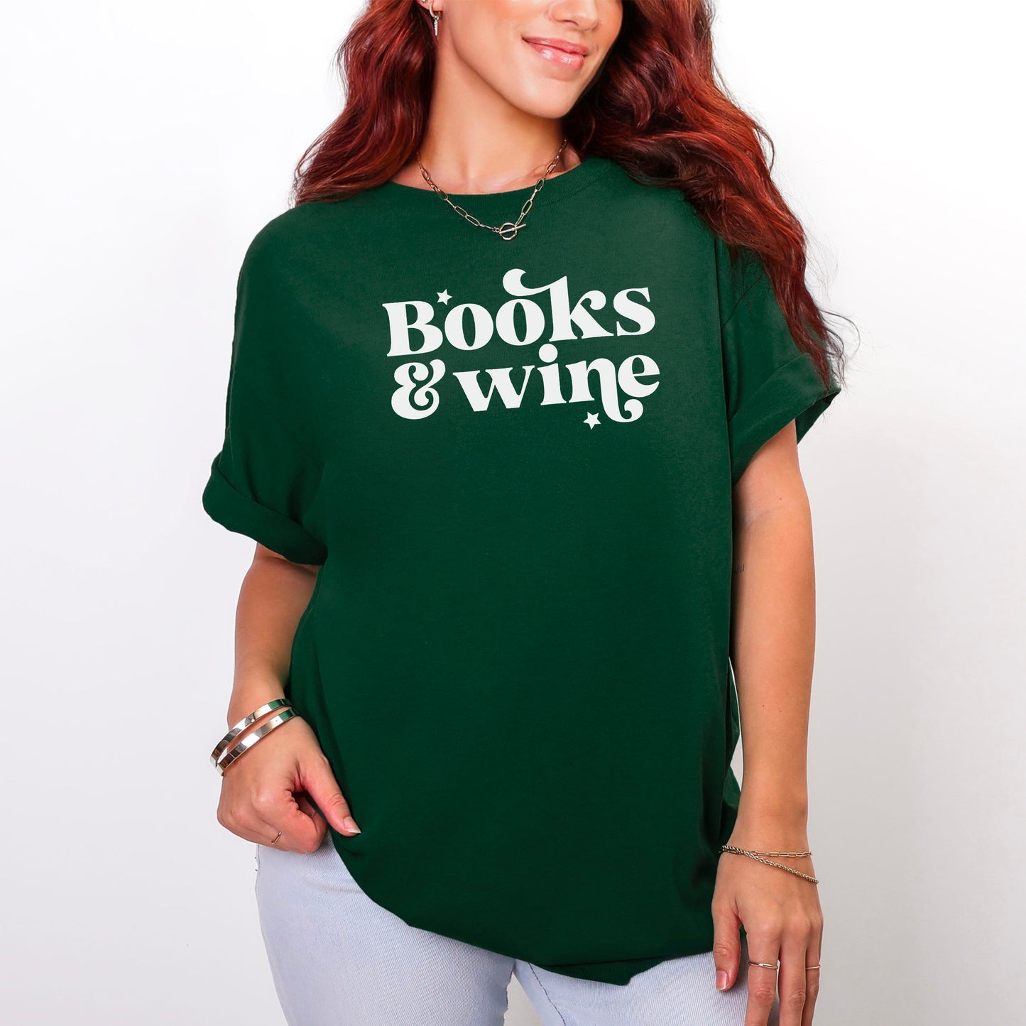 Books & Wine Gildan Softstyle Shirt