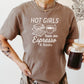 Hot Girls Run On Espresso And Books Heavyweight Comfort Colors Shirt
