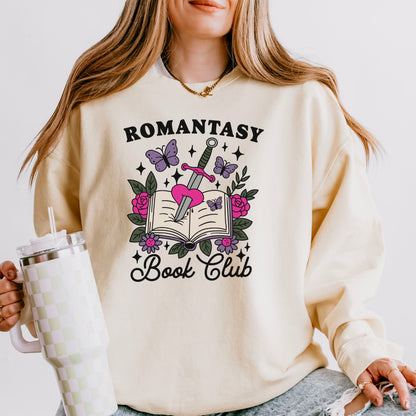 Romantasy Book Club Comfort Colors Lightweight Sweatshirt