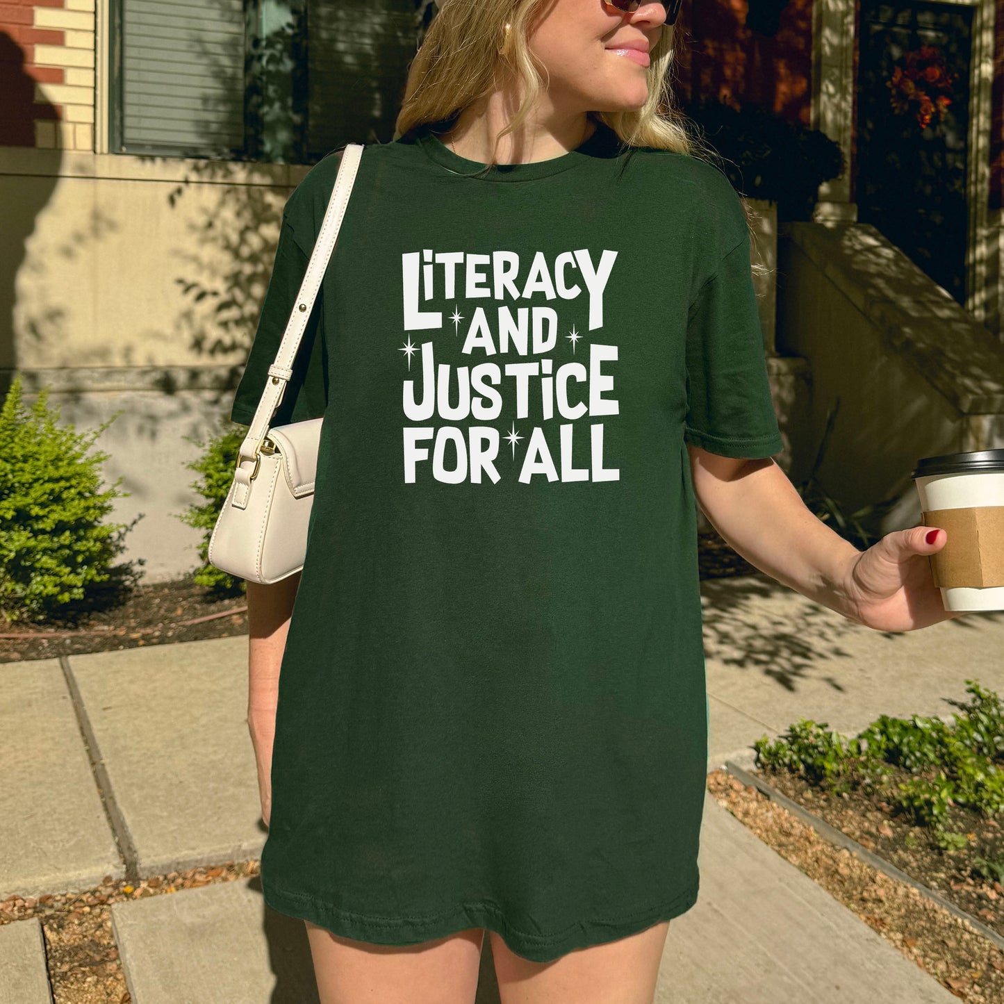 Literacy And Justice For All Gildan Softsyle Shirt