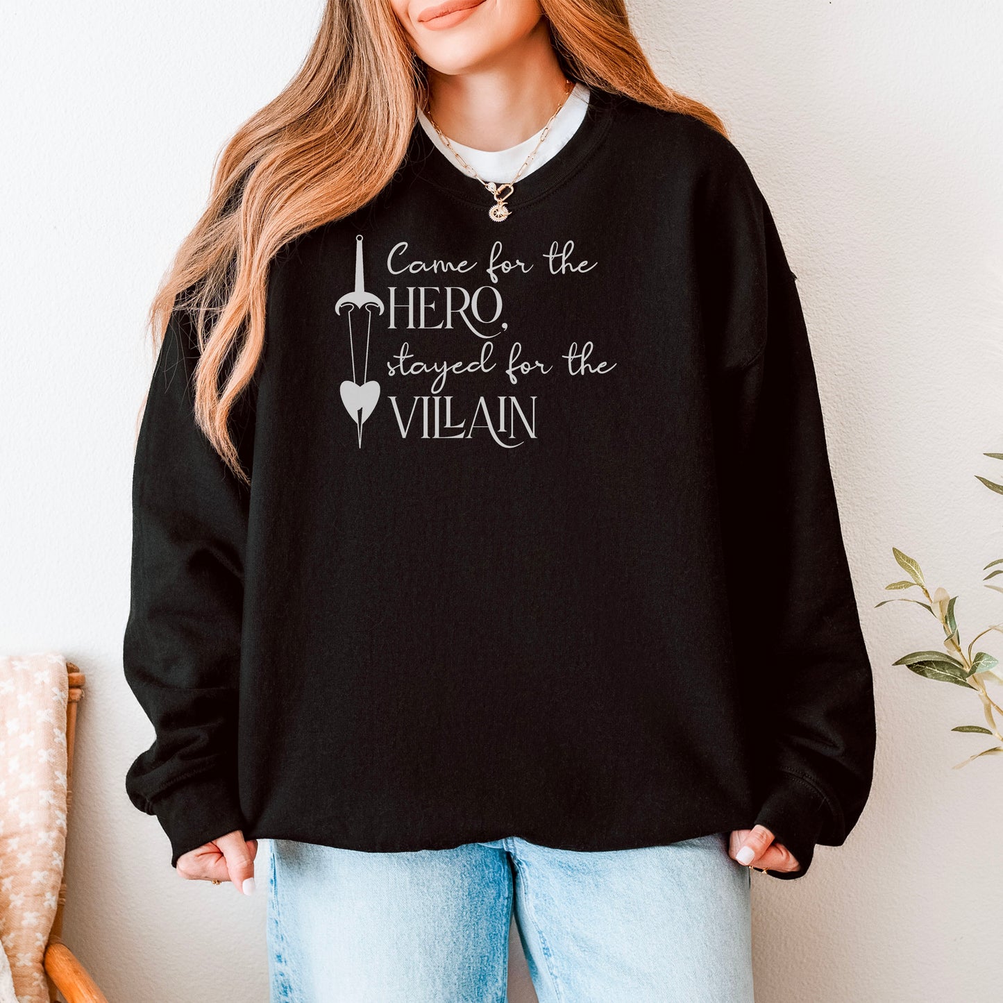 Came for the Hero Stayed for the Villain Lightweight Comfort Colors Sweatshirt