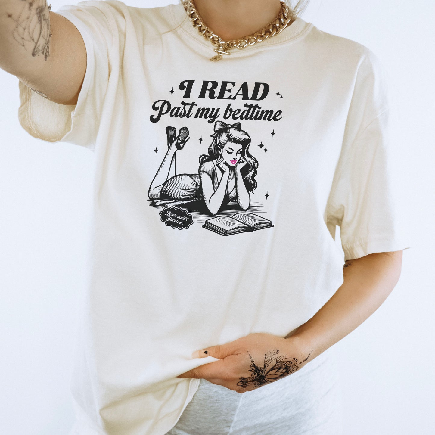 I Read Past My Bedtime Heavyweight Comfort Colors Shirt