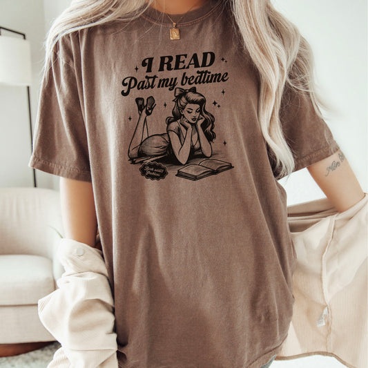 I Read Past My Bedtime Heavyweight Comfort Colors Shirt