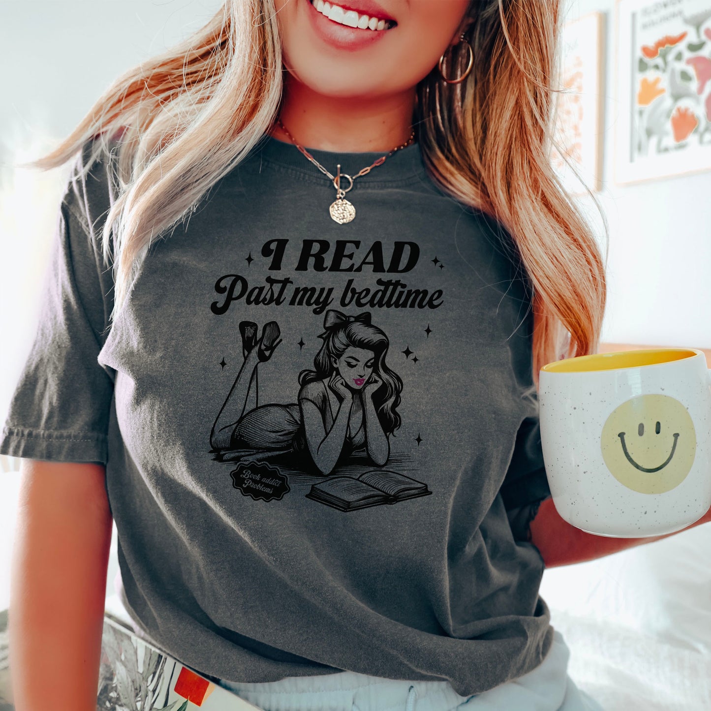 I Read Past My Bedtime Heavyweight Comfort Colors Shirt