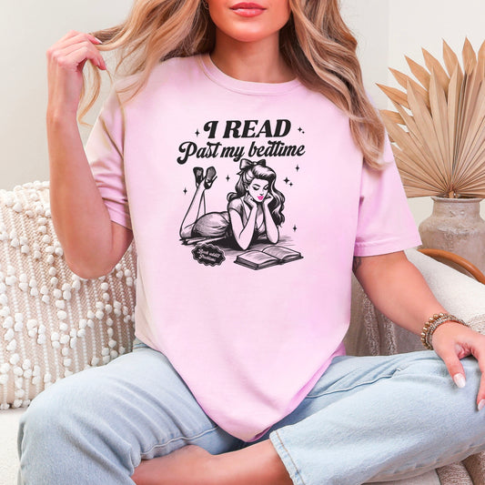 I Read Past My Bedtime Heavyweight Comfort Colors Shirt