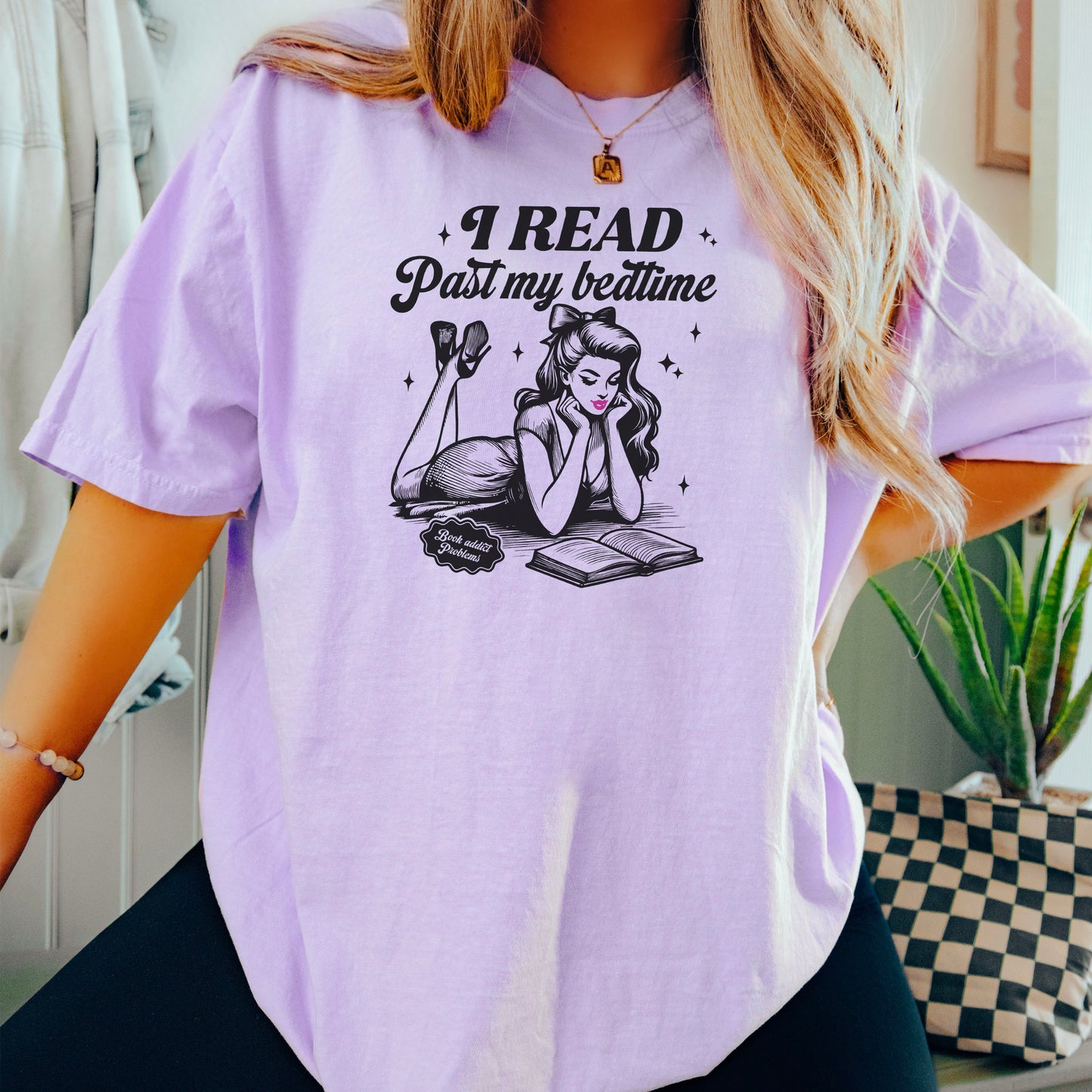 I Read Past My Bedtime Heavyweight Comfort Colors Shirt