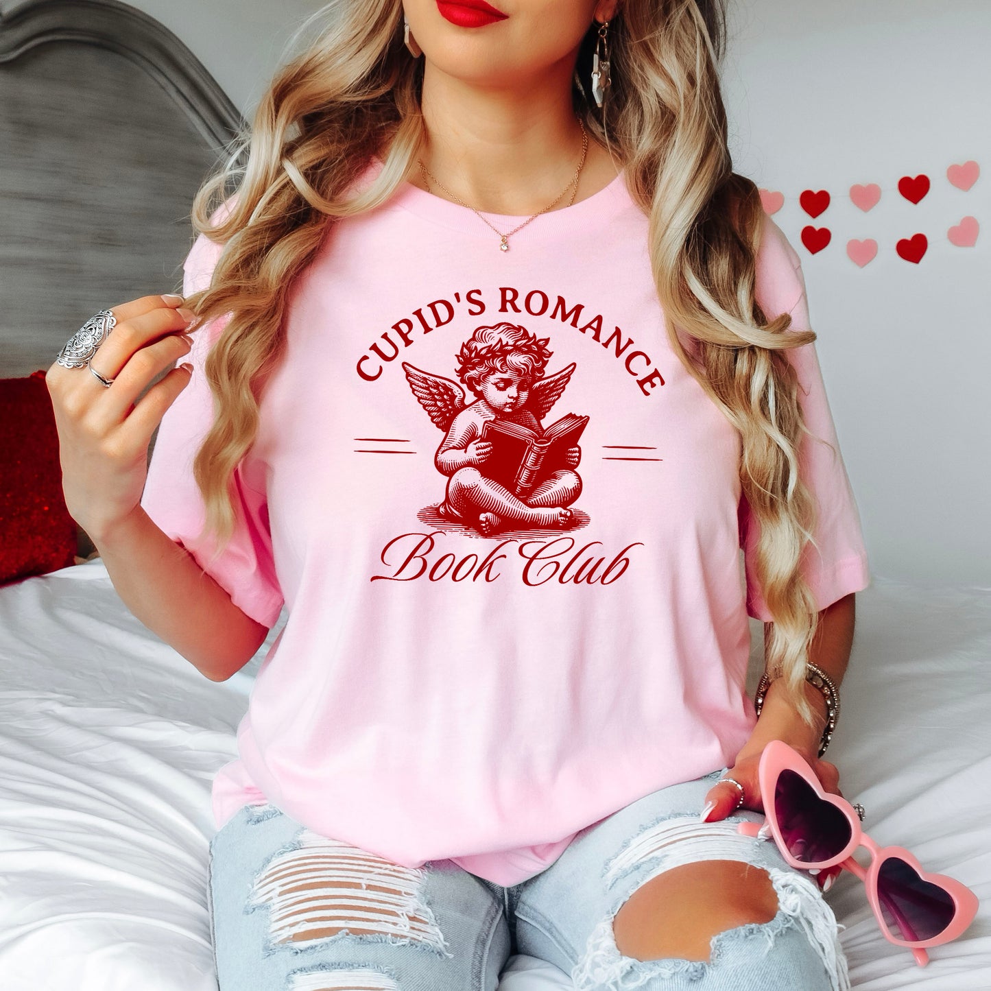Cupid’s Romance Book Club Gildan Softstyle Shirt