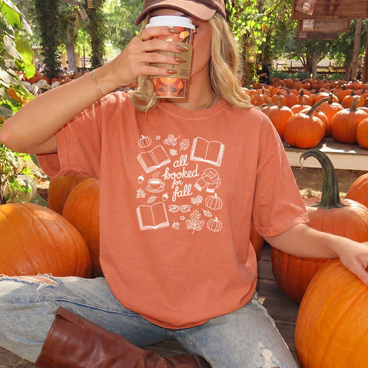 All Booked for Fall Heavyweight Comfort Colors Shirt