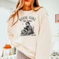 Book Girl Fall Edition - Comfort Colors Lightweight Sweatshirt | Cozy Reading Essential