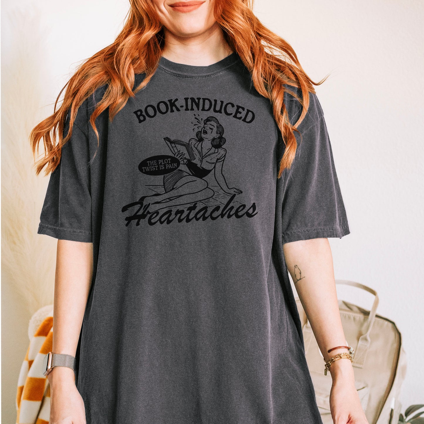 Book Induced Heartache Premium Shirt