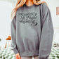 Stayed Up All Night Reading Lightweight Comfort Colors Sweatshirt
