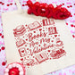 Books Are My Valentine (Graphic) Canvas Tote Bag