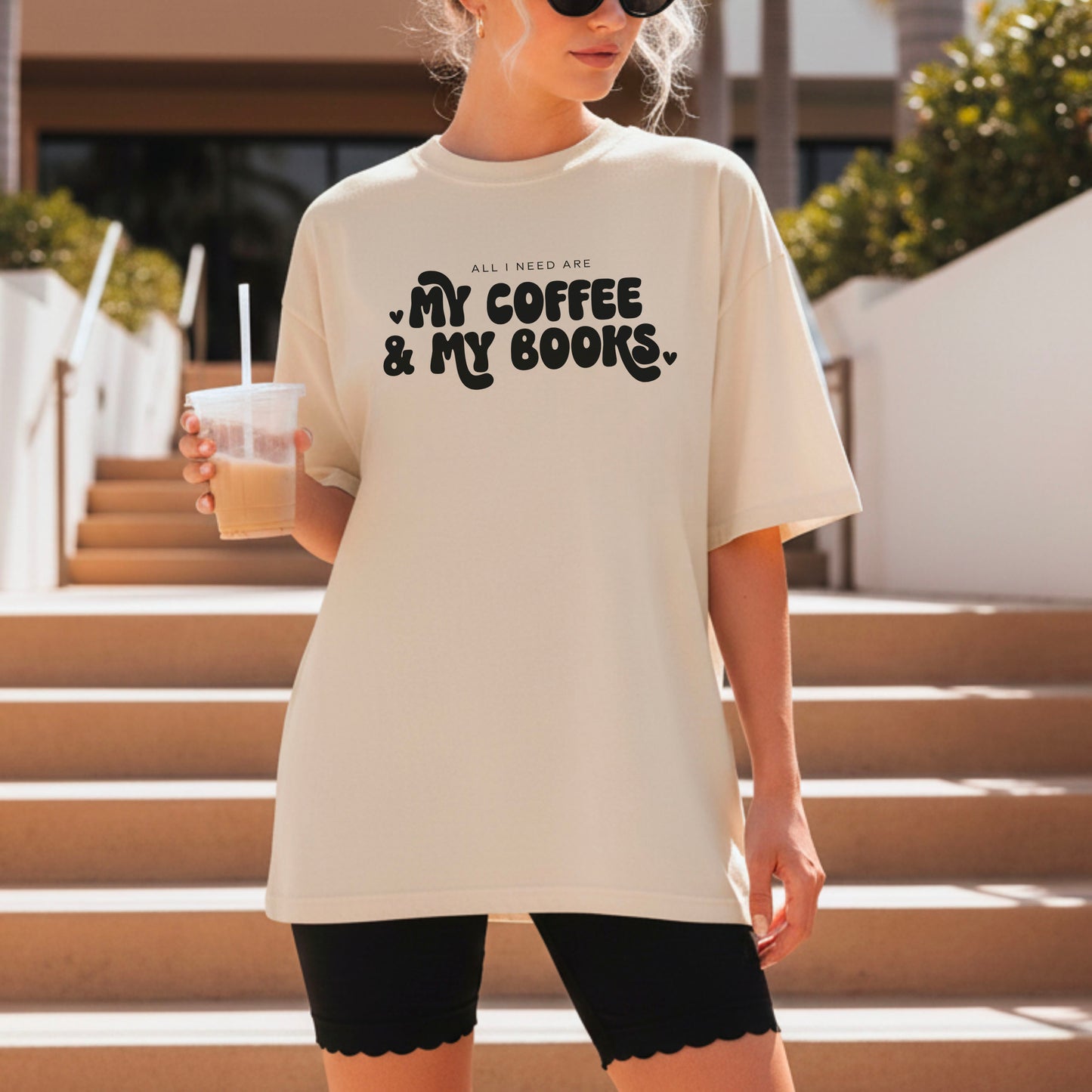All I Need Are My Coffee & My Books Gildan Softstyle Shirt