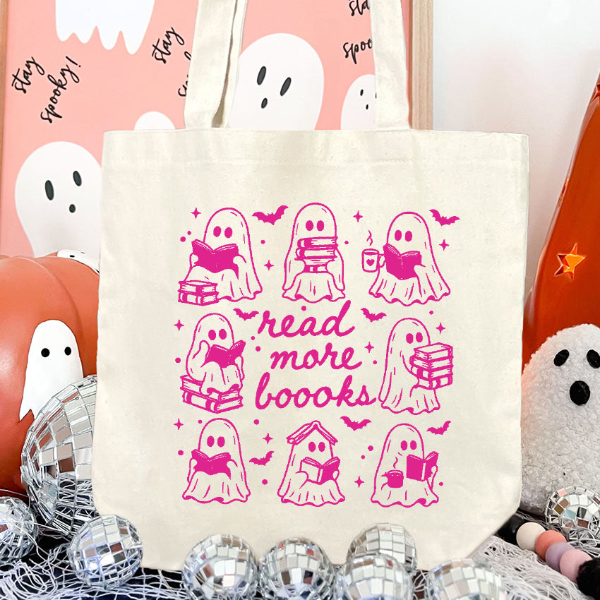 The Boo Book Club Canvas Tote Bag