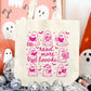 The Boo Book Club Canvas Tote Bag