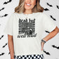 Dead But Well Read Heavyweight Comfort Colors Boxy Cropped Tee
