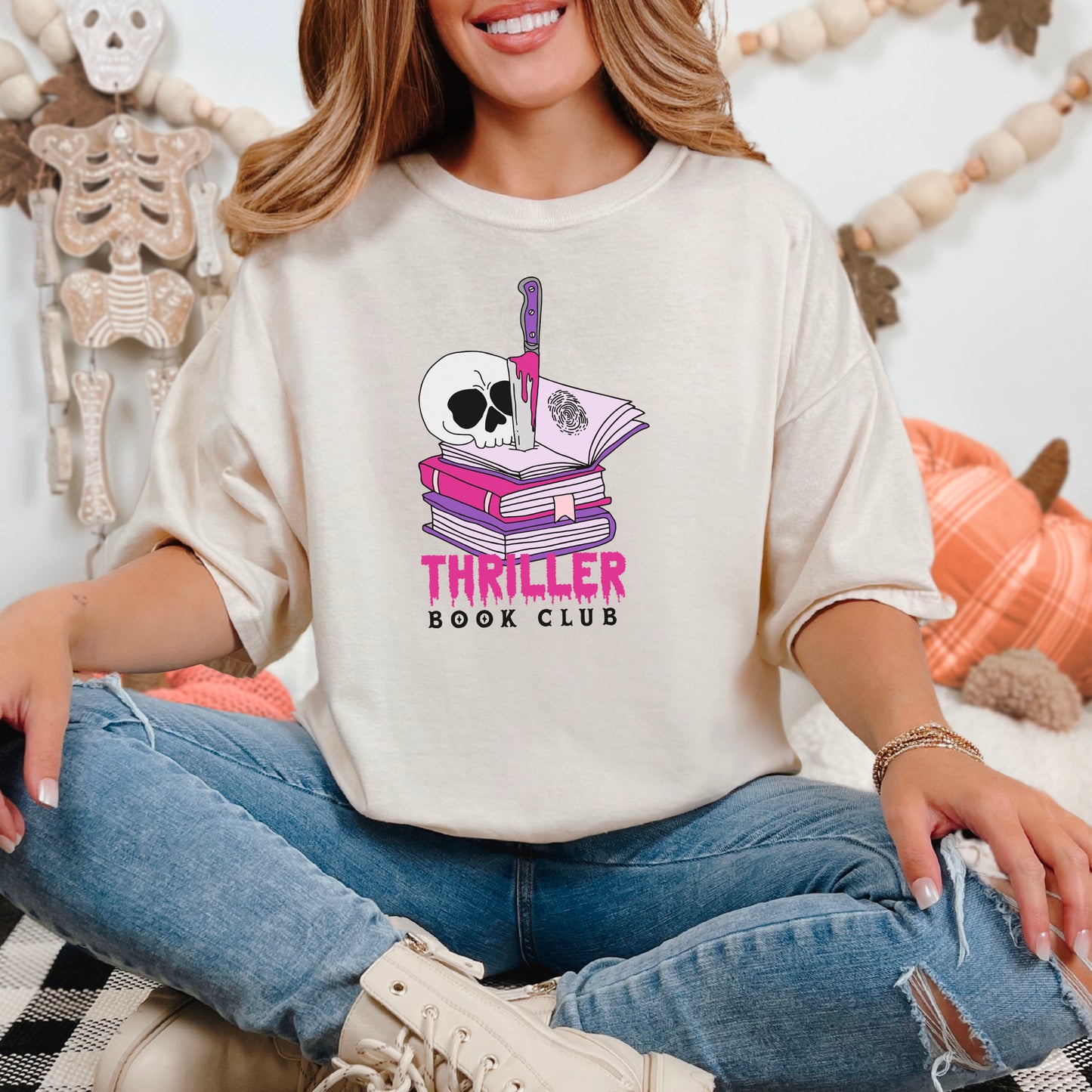 Thriller Book Club - Comfort Colors Heavyweight Shirt for Mystery Lovers