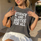 Literacy And Justice For All Heavyweight Comfort Colors Shirt