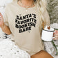 Santa's Favorite Bookish Babe Gildan Softsyle Shirt