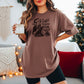 Santa Baby Bring Me A Book Boyfriend Heavyweight Comfort Colors Shirt