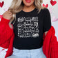 Books Are My Valentine (Graphic) Heavyweight Comfort Colors Shirt