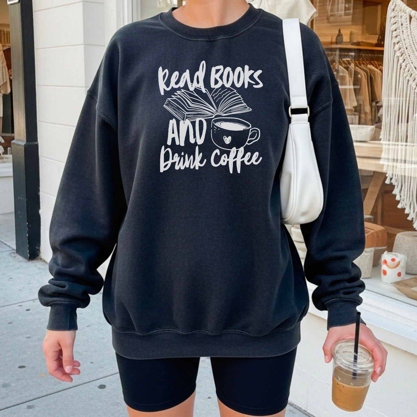 Read Books And Drink Coffee Lightweight Comfort Colors Sweatshirt