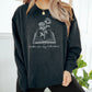 Books Are My Valentine (Floral) Lightweight Comfort Colors Sweatshirt